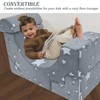 MeMoreCool Foam Climbing Toddler Couch, Modular Kids Sofa with Slide