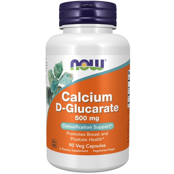 NOW>NOW NOW Calcium D-Glucarate 500mg Veg Capsules 90