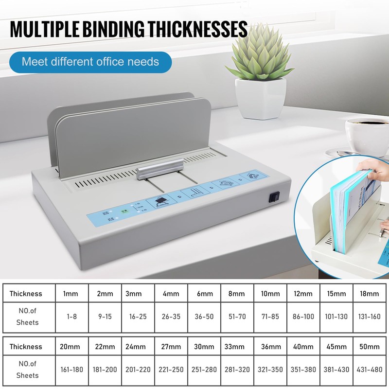 Thermal Binding Machine Book Binder Machine Book Binding Kit 500