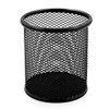 Waytex Black Metal Mesh Office Pen Holder Round Pen Holder