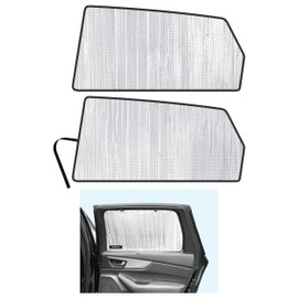 YelloPro Side Window Rear Seat 2nd Row Sunshade (Set of 2) Custom Fit for 2022 2023 2024 2025 Acura MDX SUV, Base, Sport, Hybrid, A-Spec, UV Reflector Sun Protection (Made in USA)