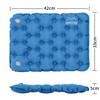 ONTYZZ Blue Push-up Cushion Inflatable Seat Cushion Lightweight Stadium Seat