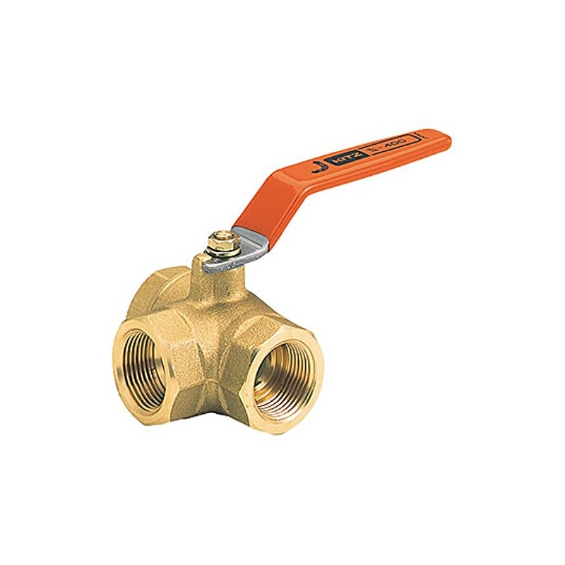 KITZ TN20A 3-Way Valve Series Valve 3/4