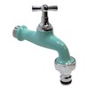 S&M Coloraps 590221 Aqua Blue Dimmable Garden Tap with Automatic