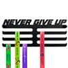 Medal and Back Hanger 100% Steel (Never Give Up)