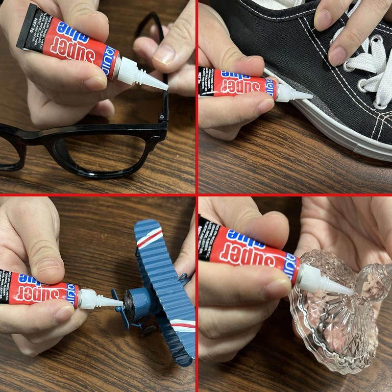 3 Gram (Pack of 24) Single Use Super Glue Liquid,