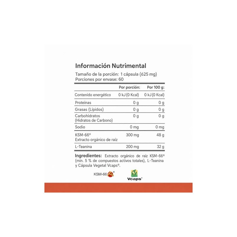 CellX KSM-66® 300 mg + L-Teanina 200 mg + BioPerine®