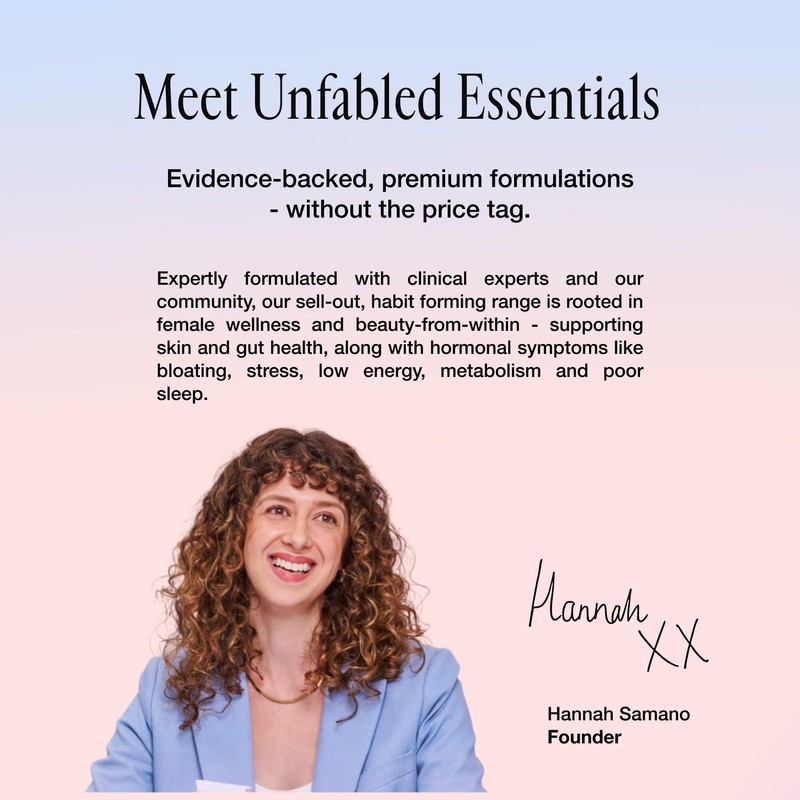 Unfabled Magnesium Gummies for Women, 60 Vegan Gummies, 180mg Magnesium