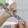 Calming Floral Earthy Blues Pattern Double-Sided Nail File Emery Board