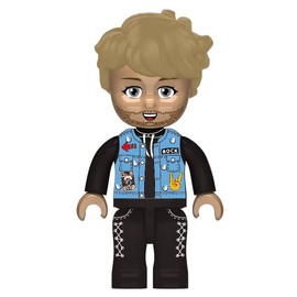 Kiddicraft KC1402 KIDDIZ Rock Festival Figure Pack - Clamp Building Block Figures -