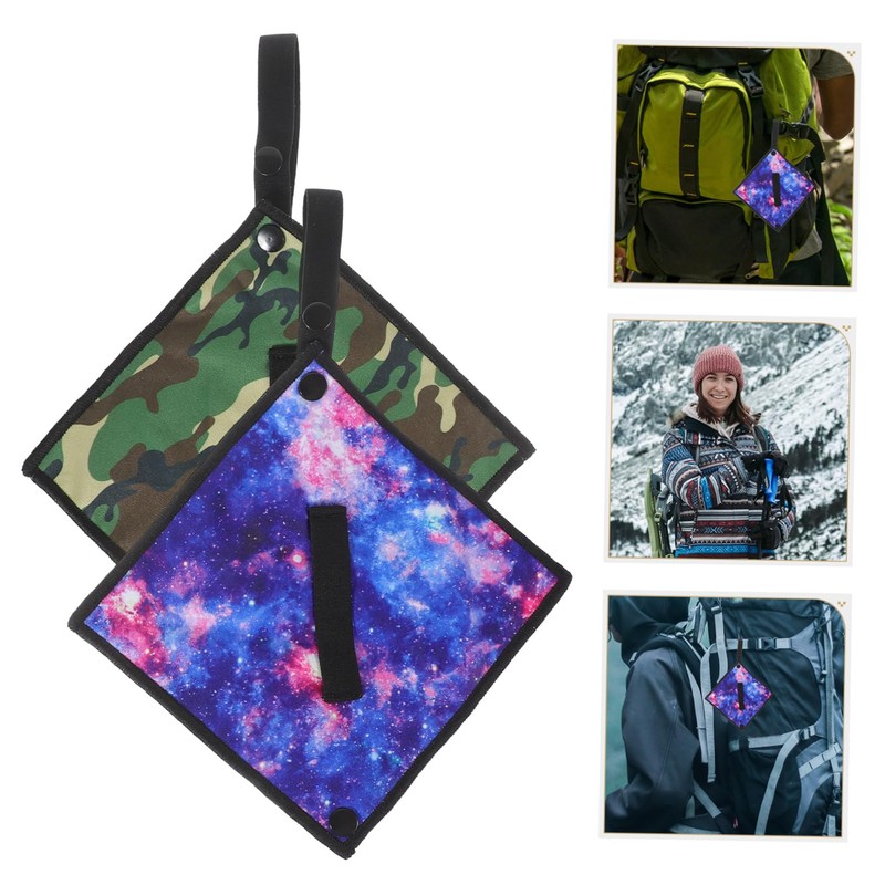 FOMIYES 2-piece Washable Pee Cloth for Women Reusable Hiking Accessory