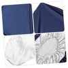 Kisangel 2Pcs Imitation Silk Bassinet Sheets for Newborns Soft Smooth