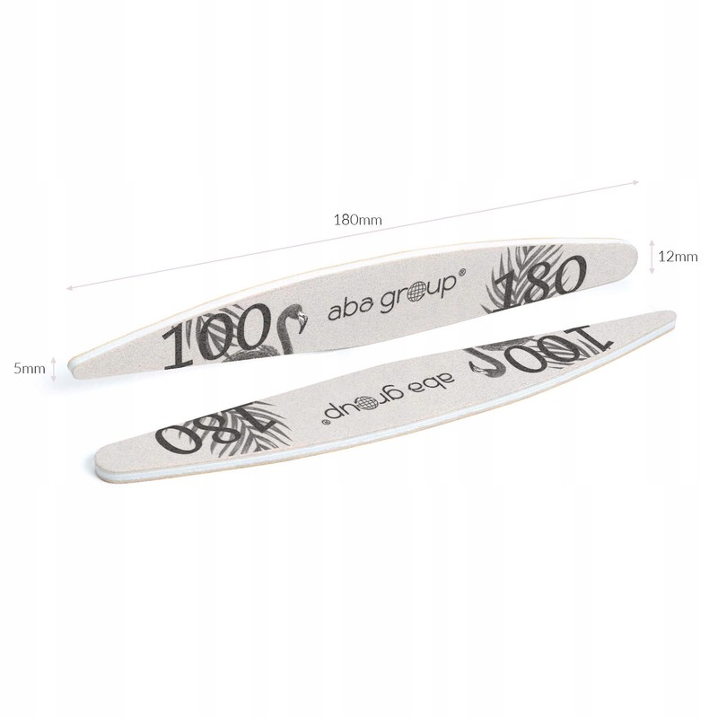 Aba Group Nail Files 100/180 Wings Standard Flamingo Safe Packaging,