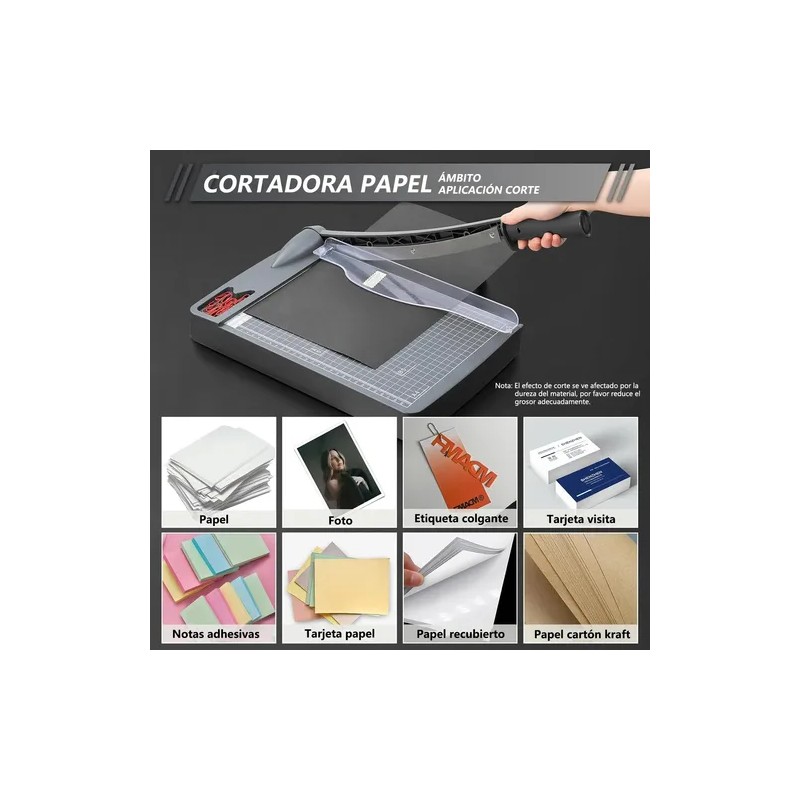 Guillotina Cortador Afilado Papel Foto Tarjeta Opalina