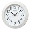 Seiko Clock, Wall Clock, Dual Clock, Radio, Analog, White Pearl,