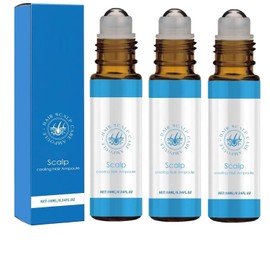 3 PCS Aparthy Hair Growth Roll-On Serum, Reduces Hair Loss, Nourishes Scalp & Roots with Enriched Menthol, Vitamin E, Natural Oils | For Men & Women (10ml)