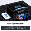 Zeee 2S 5200mAh 7.4V 50C Lipo Battery Hard Case Lipos