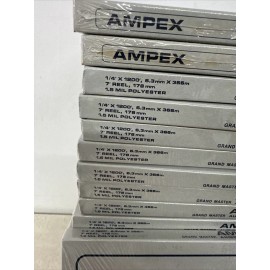 Ampex Grand Master 456 1/4" x 1200' Tape on 7" Reel New Sealed