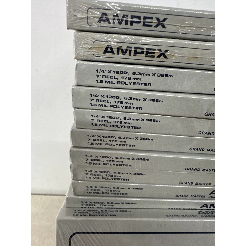 Ampex Grand Master 456 1/4" x 1200' Tape on 7"