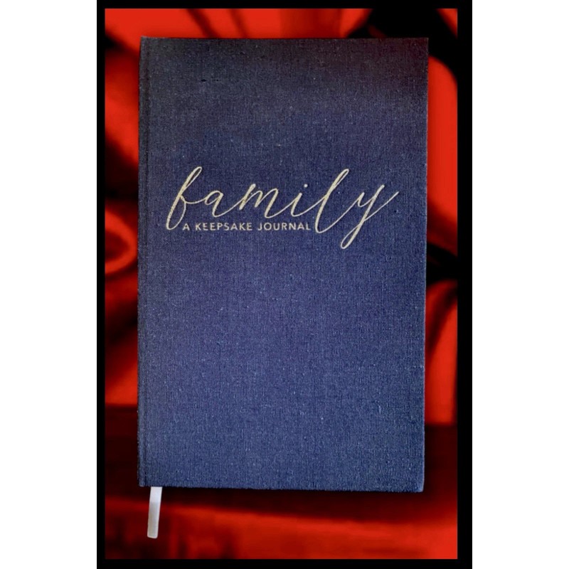 Gartner Studios Family Keepsake Journal Canvas Hardback 6.25”x9.75” Legacy,Memorie