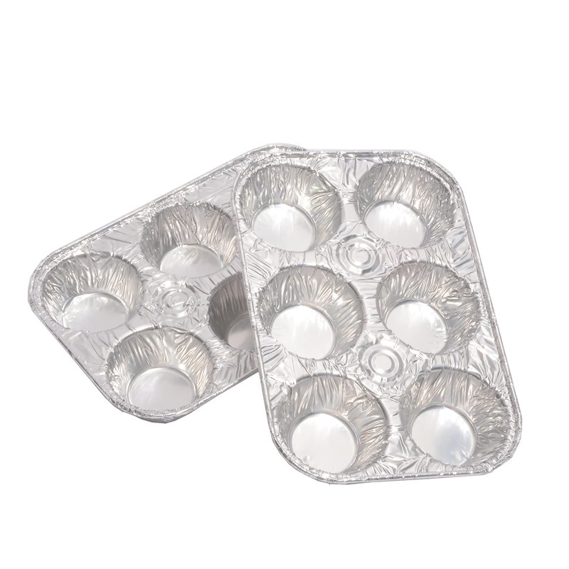 Waytiffer Muffin Pan | 6-Cup Cupcake Aluminum Pans Favorite Muffin