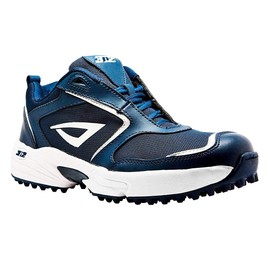 3N2 Unisex Mofo Turf Trainer Baseball Shoe, Navy, 9.5 US Men