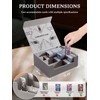 cloudever 1800+ Card Deck Storage Boxes, Magnetic Closure Trading Card