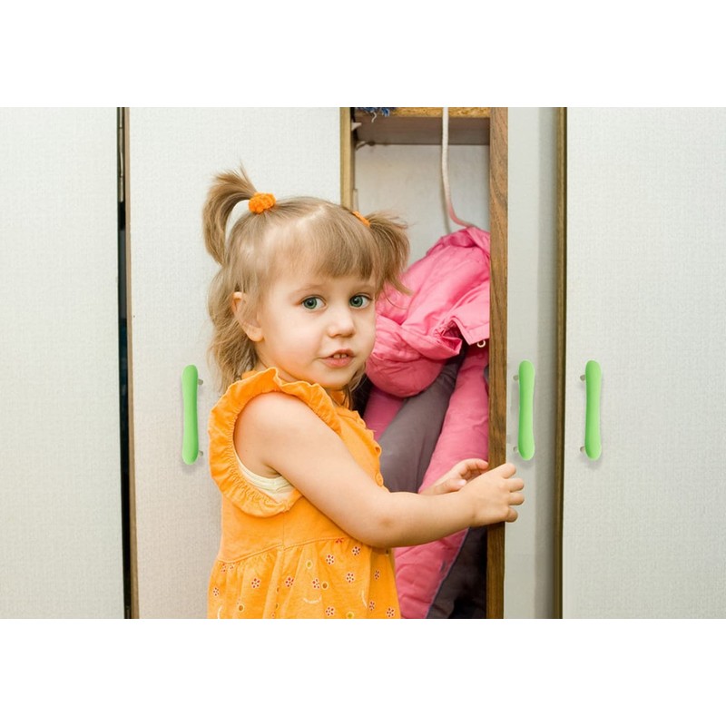 Skyscraper Soft Rubber 96mm Knobs for Kids Girls Boys Cabinet