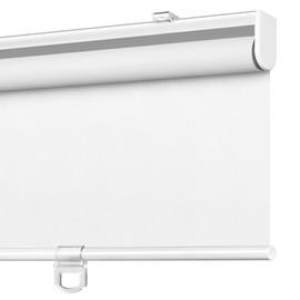 LazBlinds Cordless Roller Window Shades, Free-Stop Blackout Blinds for Windows, Thermal Insulated UV Protection Waterproof, Roll Up Blinds and Shades for Home, Office: 39'' W x 72'' H, White