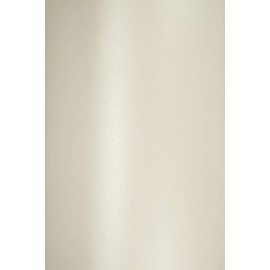 Netuno 50 x Mother of Pearl Milk Paper DIN A5 210 x 148 mm 120 g Majestic Milk Fine Paper White Glossy Metallic Effect Paper Pearlescent for Wedding Birthday Christening Christmas Invitations
