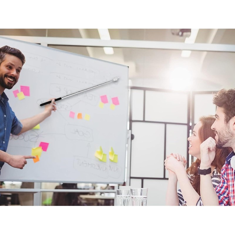 Retractable Teacher Pointer for Mini Classroom Indicator, Hand-held Demonstrator whiteboard