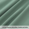 PiccoCasa Zippered Pillowcases, 100% Brushed Microfiber Polyester Pillow Case Cover,