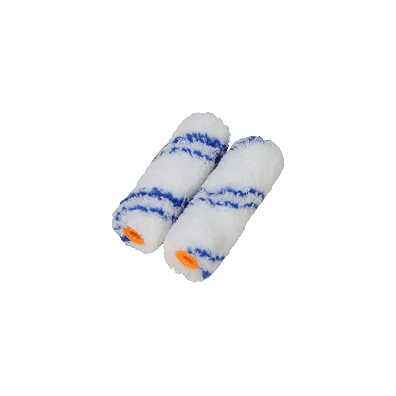 Faithfull FAIRMINI2FLO Flock Foam Mini Roller Refills 100mm (4in) Twin