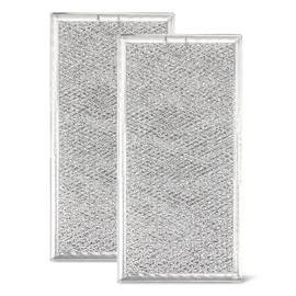 2Pcs WB02X35491 Microwave Grease Filter Fit for GE/HOTPOINT Microwave, Replace AP6985256 PS12749195 EAP12749195 Aluminum Dishwasher