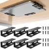 FOROIRON 6 PCS Under Desk Laptop Mount with Anti-Scratch Felt