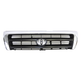 Perfit Liner New Replacement Parts Front Chrome Dark Argent Grille Compatible With TOYOTA 97-00 Tacoma Pickup Truck 2WD 4WD Fits TO1200213 5310004100
