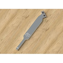 Simple Woodturning Tools Simple Scraper III Angled Carbide Shaping and Finishing Tool for Wood Lathe Turning, USA Made (Unhandled with Negative Rake Rectangle Cutter)