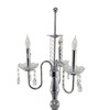 Deco 79 Metal Floor Lamp with Dangling Crystals, 16" x