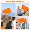 Yingnner 12 Pack Orange Stick Flags Small 12x18 Inch Hand