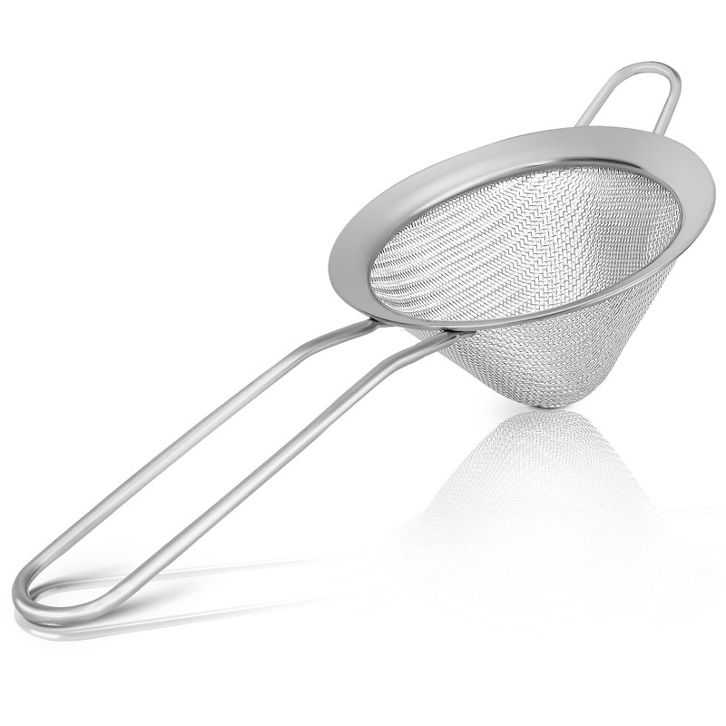 Upgraded 3.3" 304 Stainless Steel Fine Mesh Strainers for Kitchen,