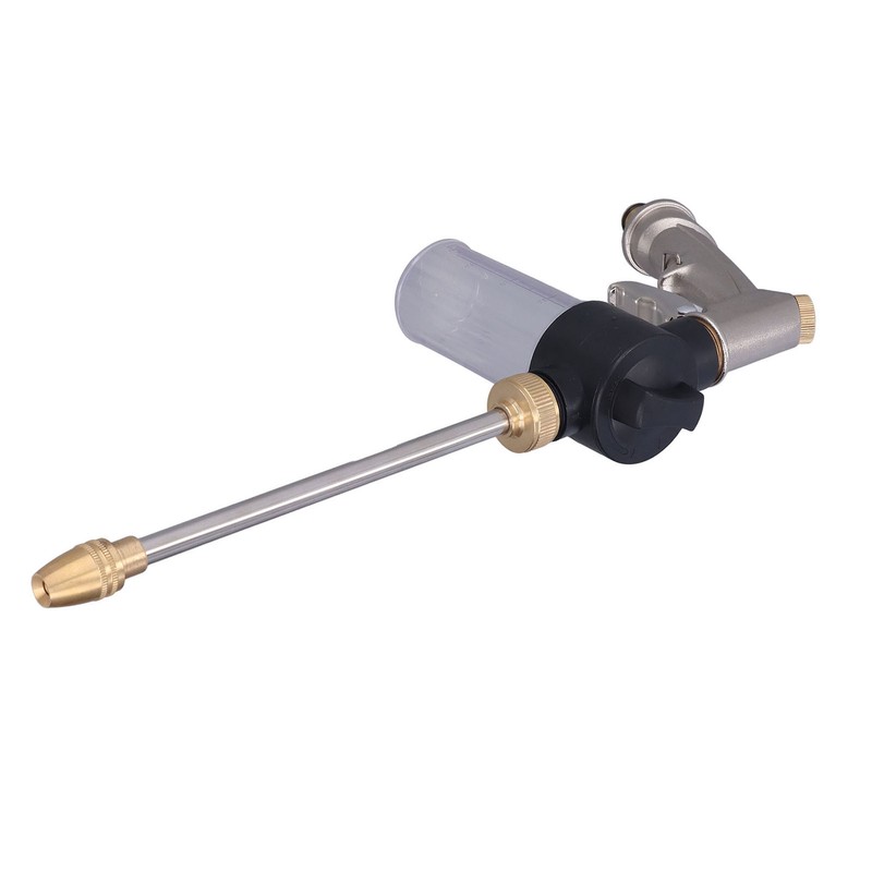 High Pressure Water Gun Garden Hose Wand Nozzle Sprayer Foam