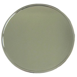 Urban Backwoods Small Round Blank Belt Buckle for Interchangeable Belt Buckle, silver