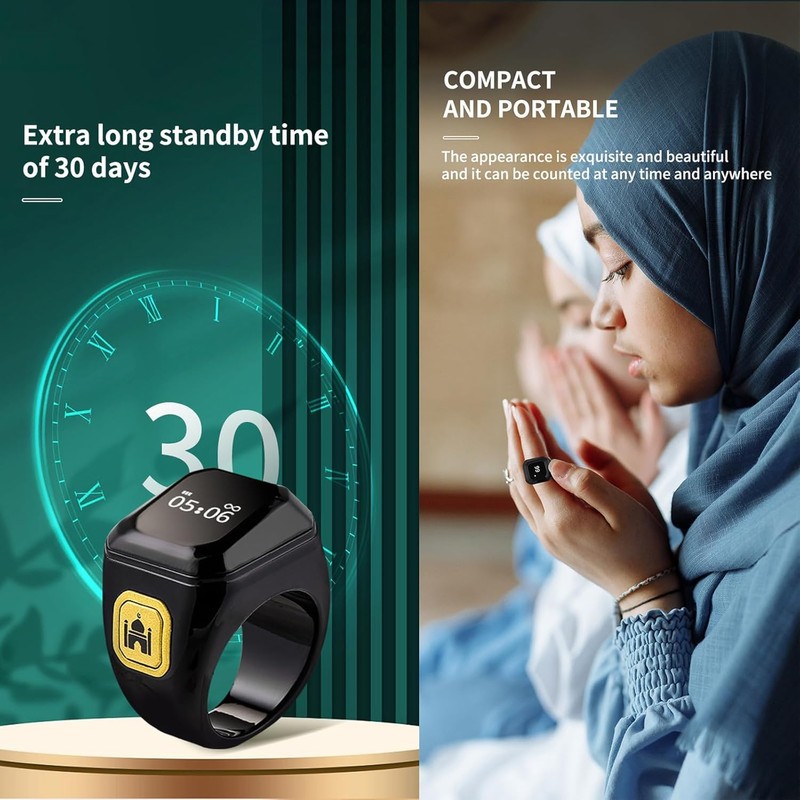 YUENTOEN Finger Tally Counter Clicker, Digital Tally Counter Ring with