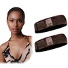 Dreamlover Wig Grip Headband Secure Wigs, Hats, Scarves, Dark Brown,
