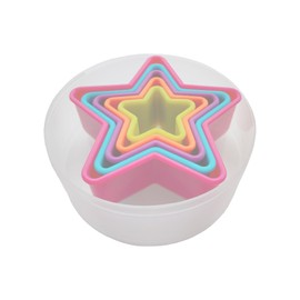 Cookie Cutter Set - 5 PCS Premium Star Shaped Cookie Cutters for Baking - Create Fun and Delicious Cookies