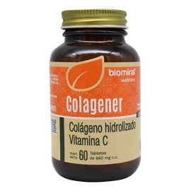 Colagener Colageno Hidrolizado Vitamina C 60 Tabletas                                                                                                 