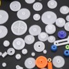 78pcs Plastic Gears Axle Belt Bushings Pulley Belt Worm Rack