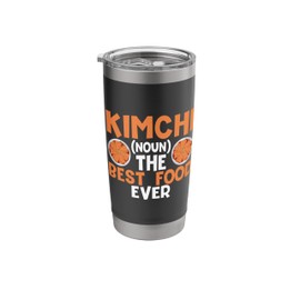 Kimchi Food Lover Powder Asian Food Fermented Kimchi Stainless Steel Insulated Tumbler