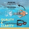 Splaqua Swim Goggles for Men and Women - Adjustable Straps,