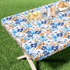 homing Rectangle Printed Fabric Tablecloth, Elastic Fitted Table Cloth for